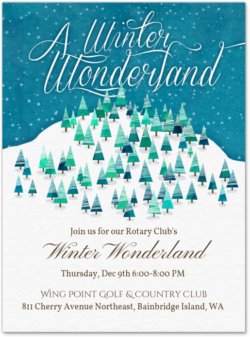 Winter Wonderland Club Party