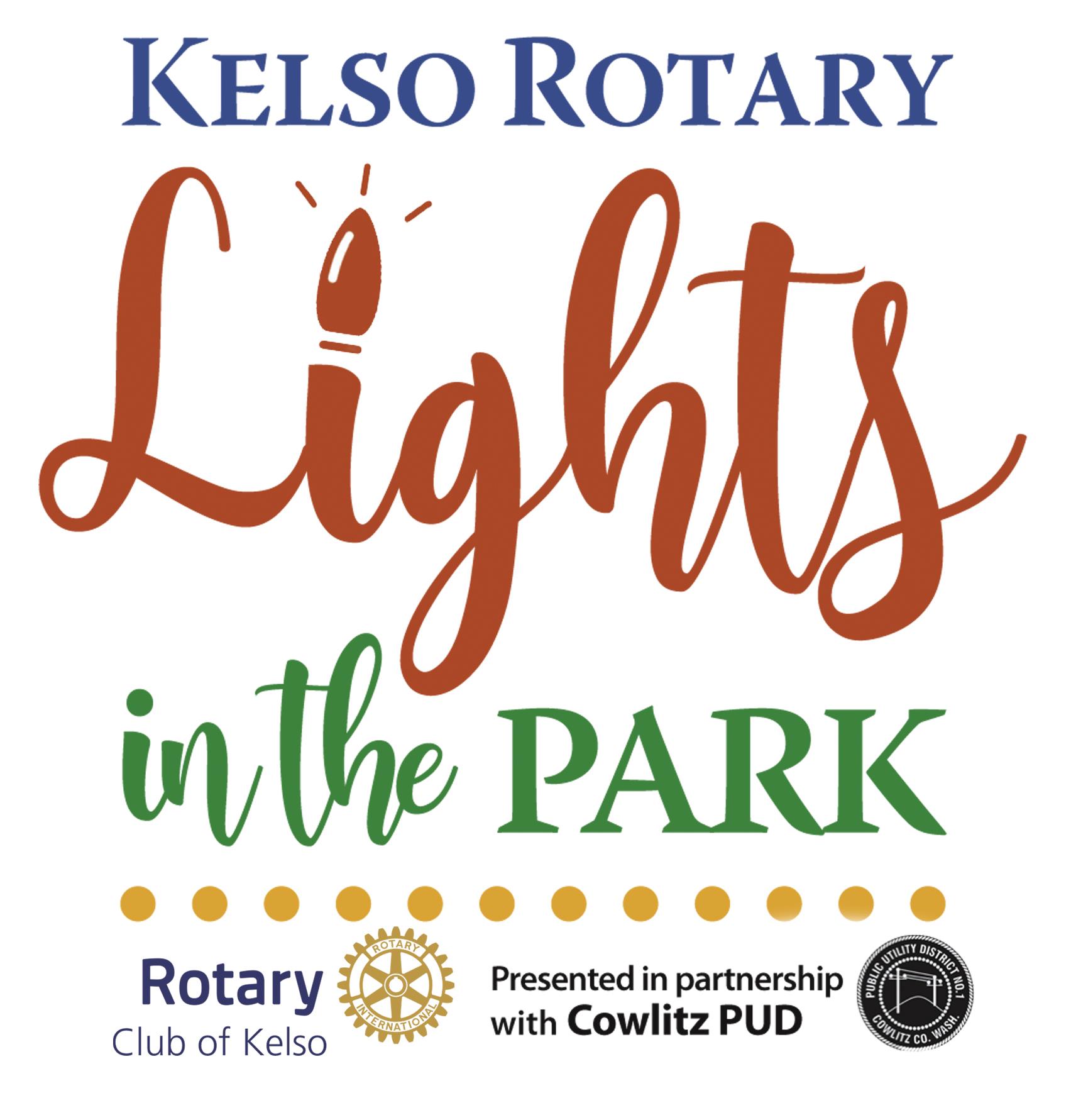 Kelso Rotary Lights in the Park