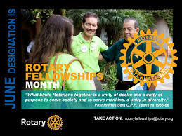ROTARY MONTH: Rotary Fellowships