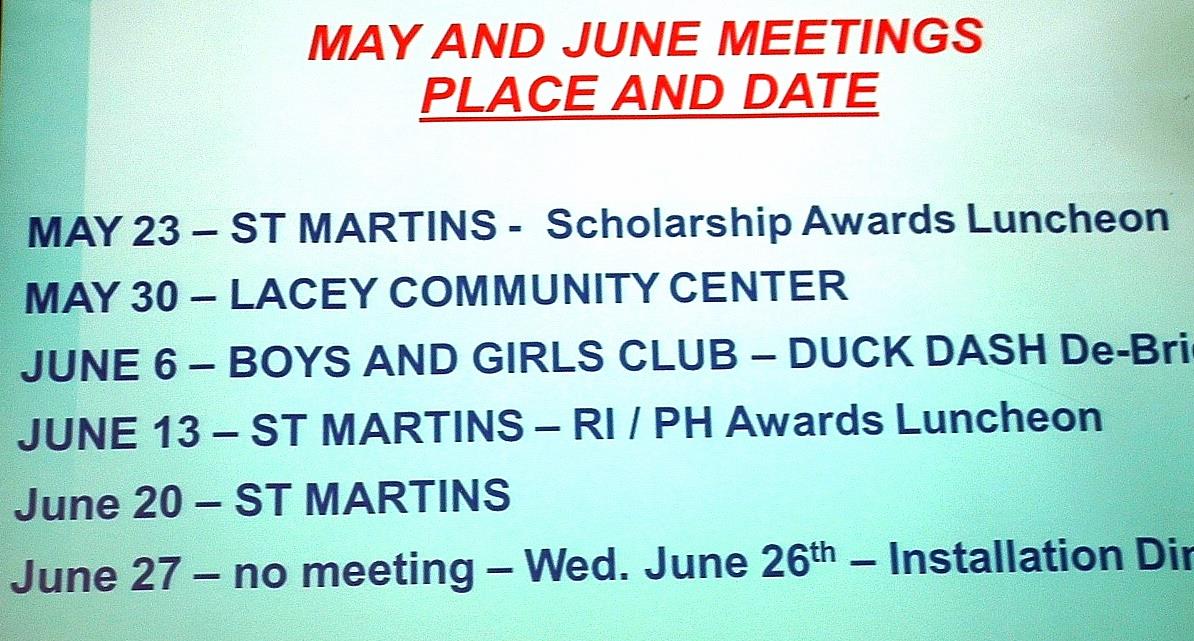 Stories Rotary Club Of Lacey - duck dash results will be reported at the june 6th meeting held at the lacey boys girls club