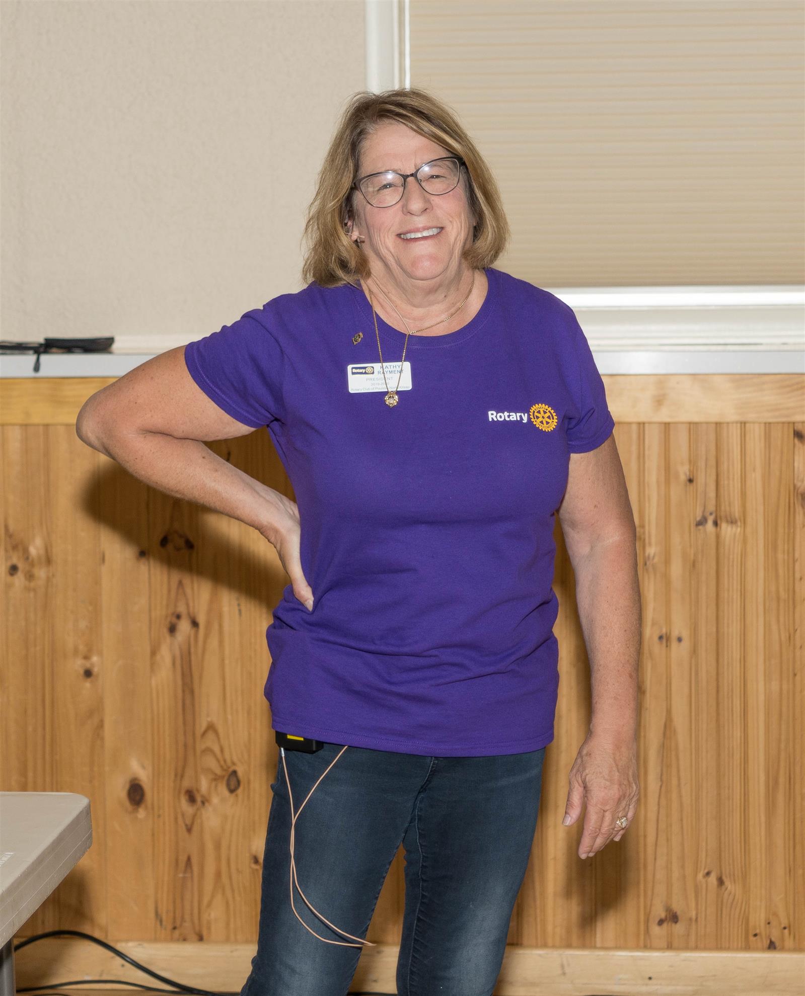 Presentation by President Kathy Rayment