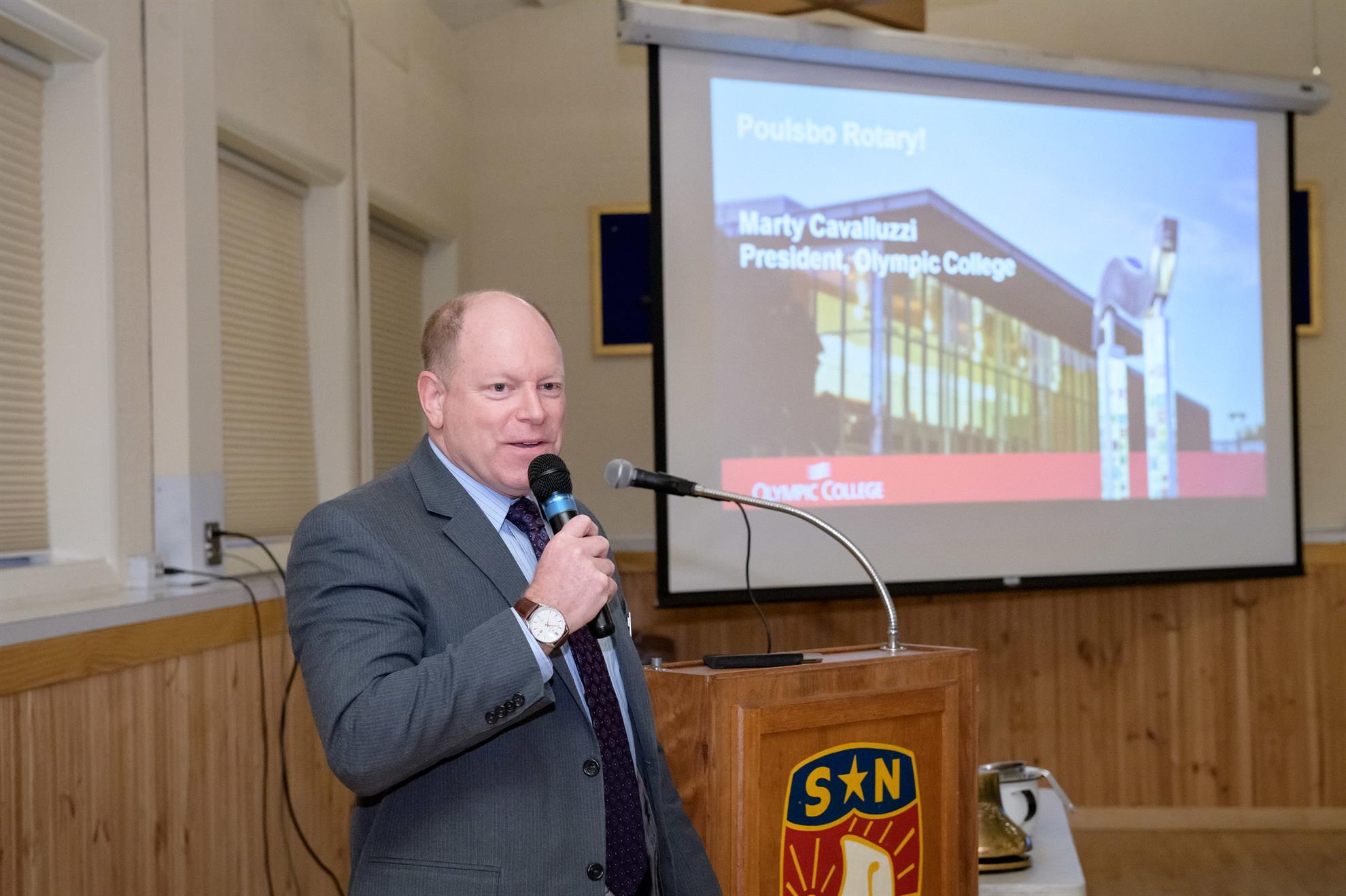 Marty Cavaluzzi, President of Olympic College
