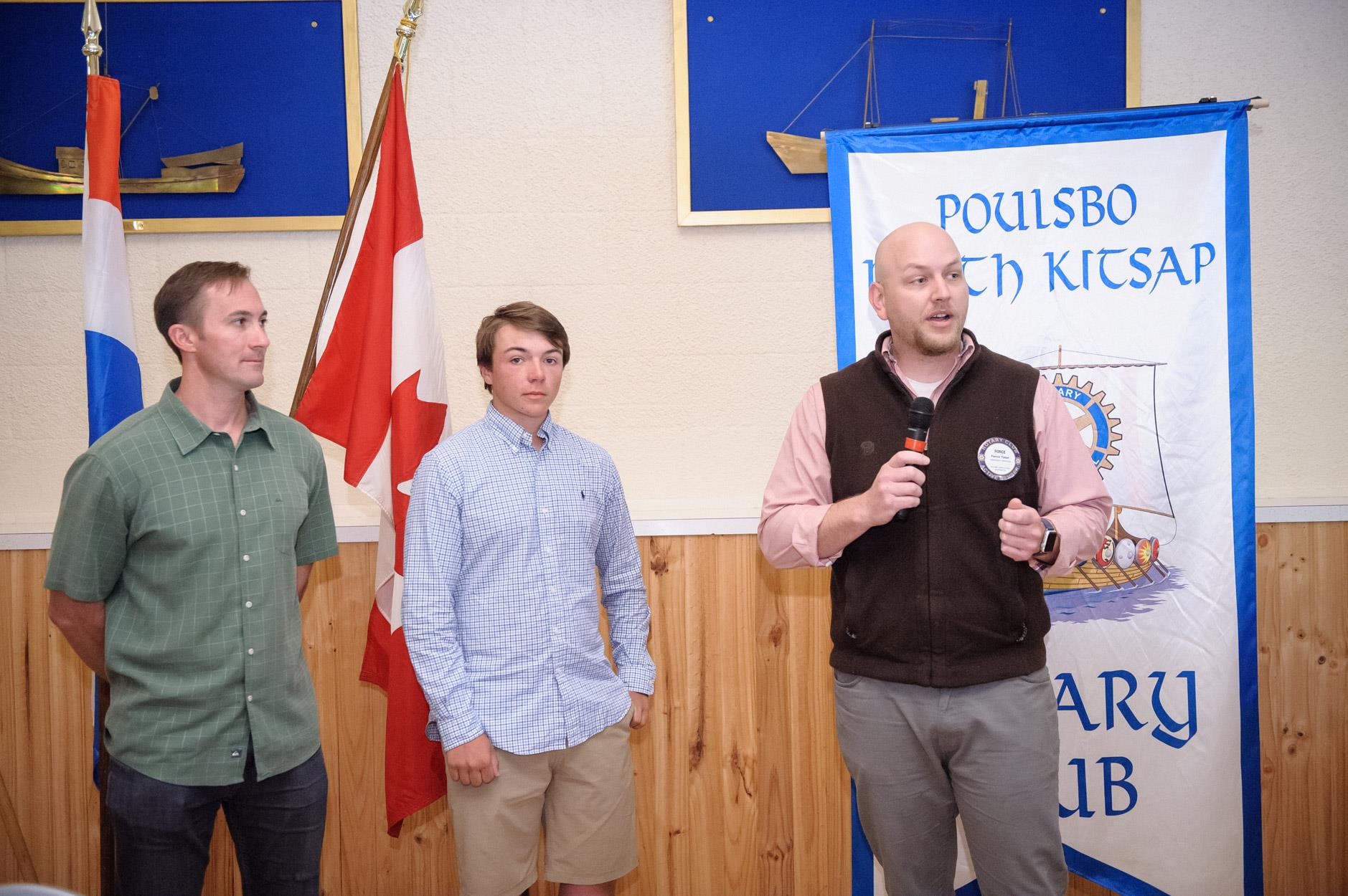 Community Services Check Presentation to Alex Ashle