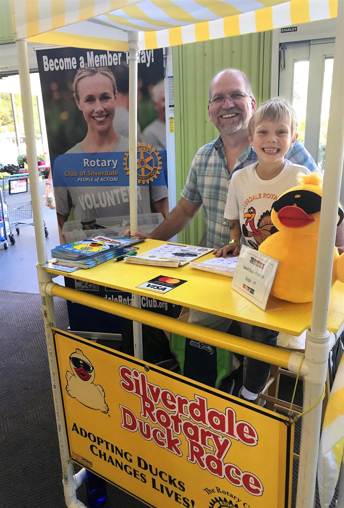 Highly Visible Updated Duck Booths Rotary Club of Silverdale