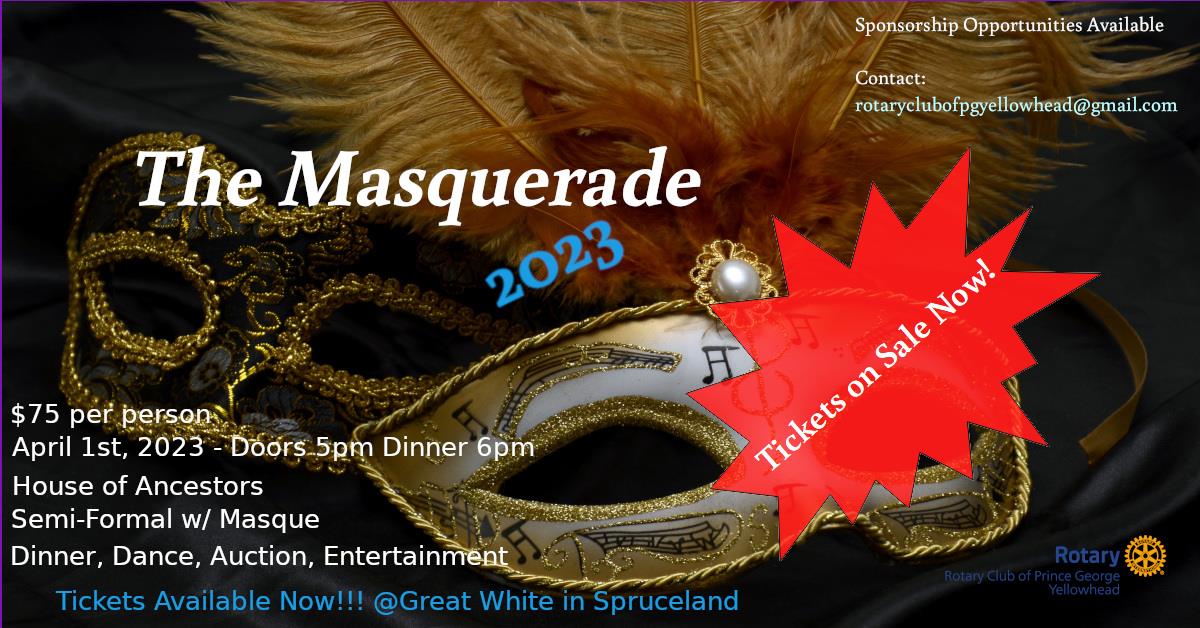 EVENT ANNOUNCEMENT - April 1st - The Masquerade 2023 - @House of ...