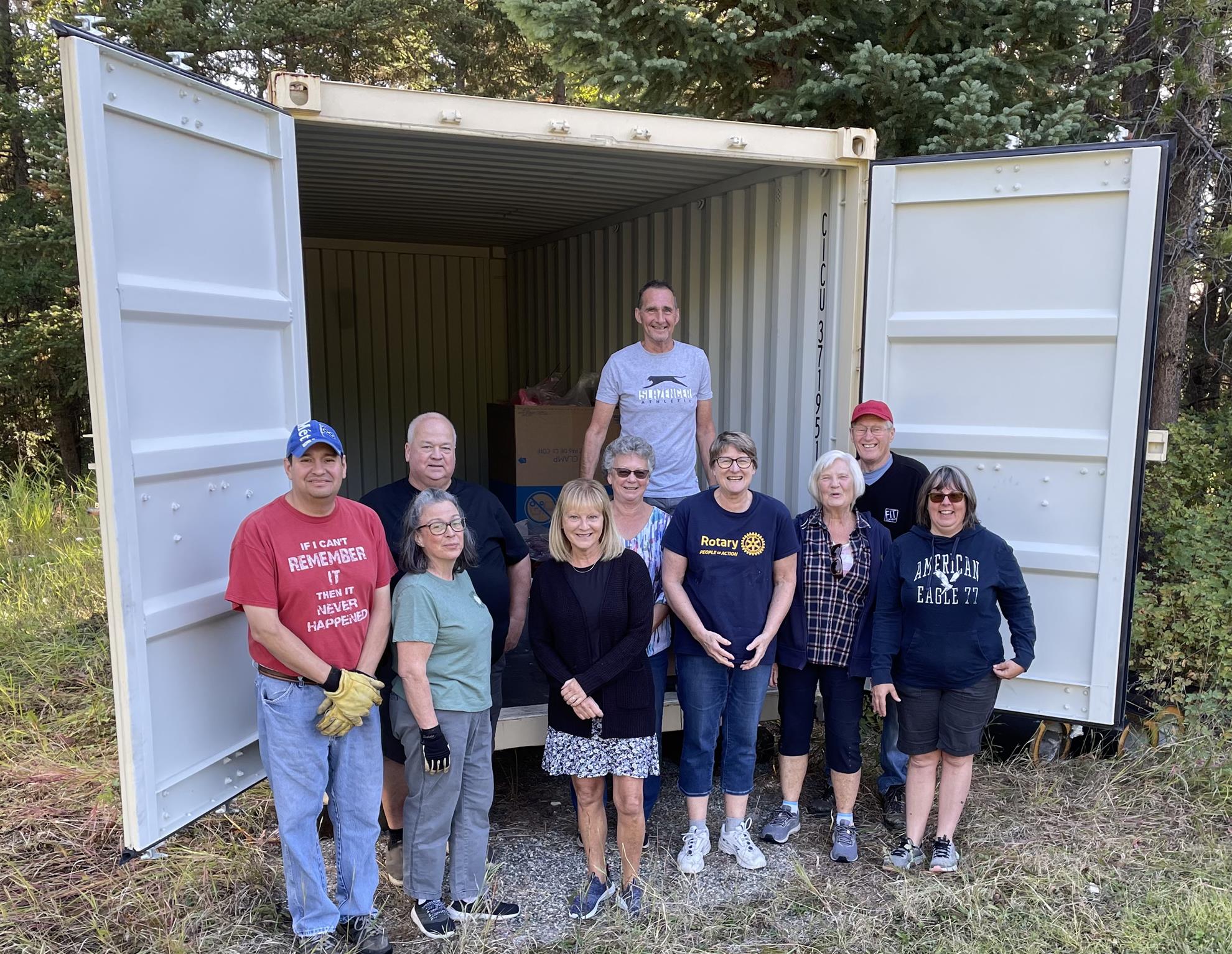 Our new and improved storage Rotary Club of Quesnel