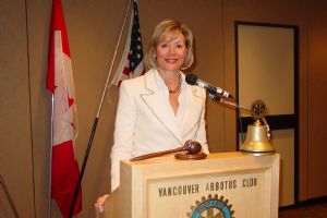 Speaker Pamela Richardson Rotary Club Of Vancouver Arbutus