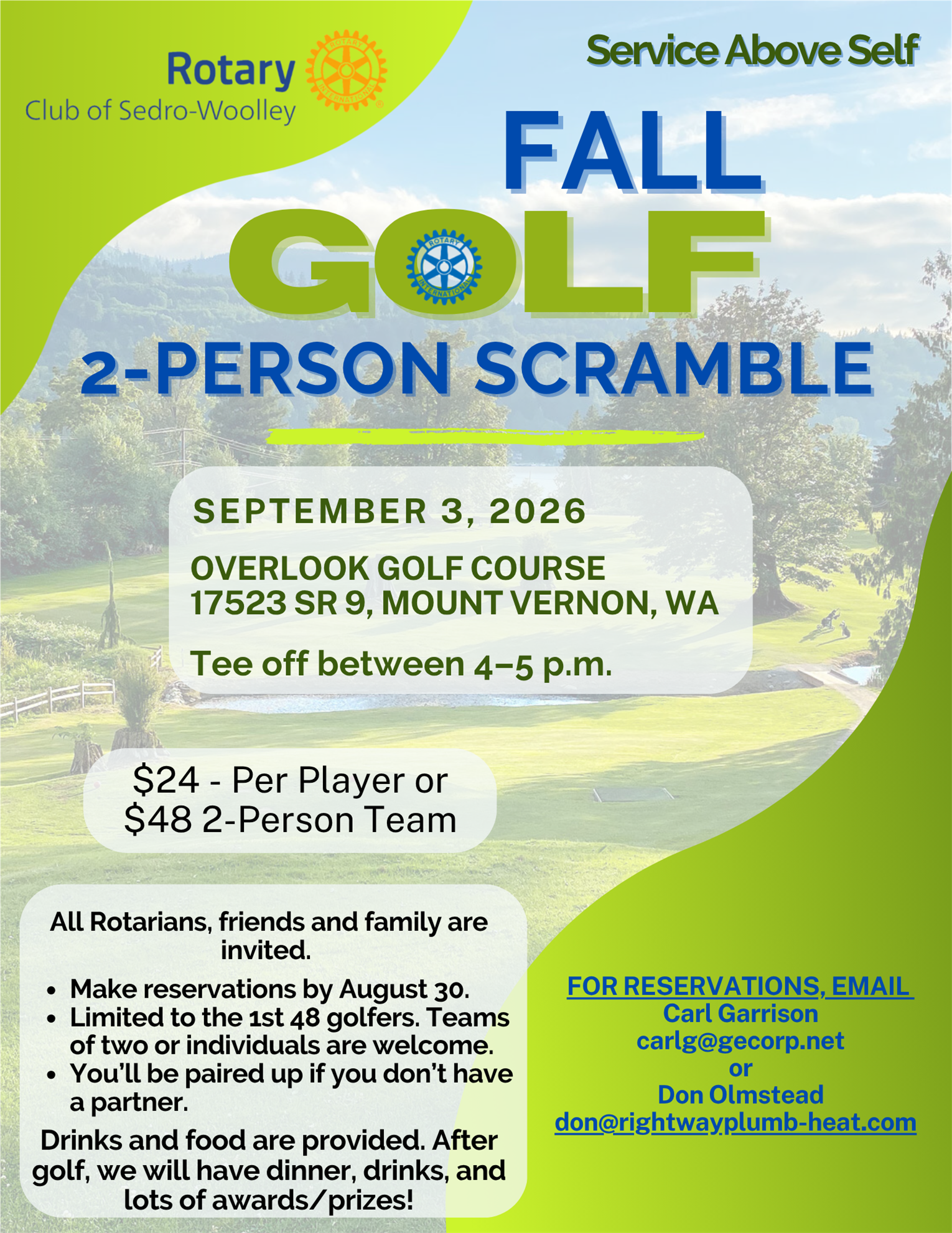 Fall Golf Scramble