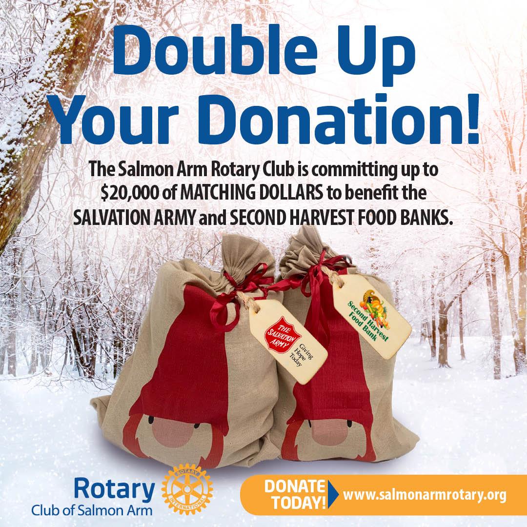 Double Up Your Donation!