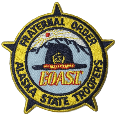 EMBROIDERED NEW FIRE PATCH WILLOW ALASKA FIRE AND RESCUE 4.5 X 5/" size