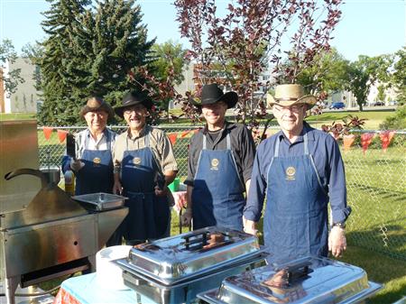 Stampede Breakfast Father LaCombe Seniors Residence                                          n