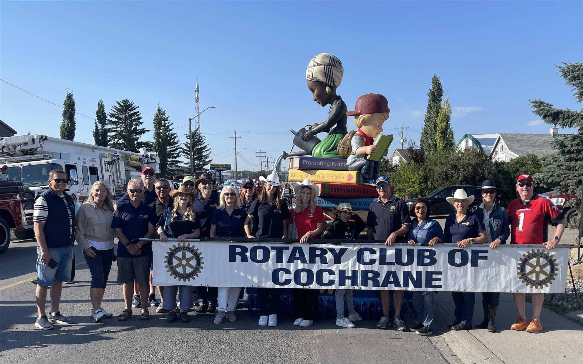 Cochrane Labour Day Parade 2024 -RCC Float