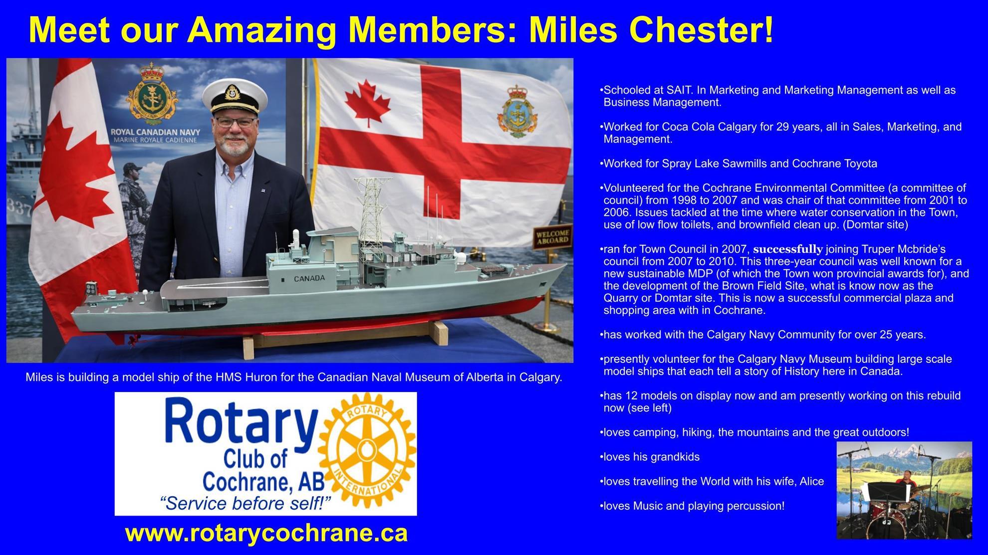 Meet Our Member -Miles Chester