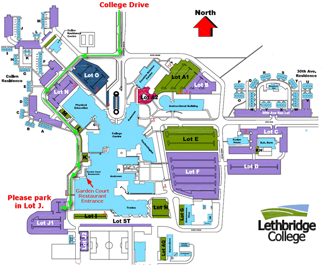 University Of Lethbridge Campus Map