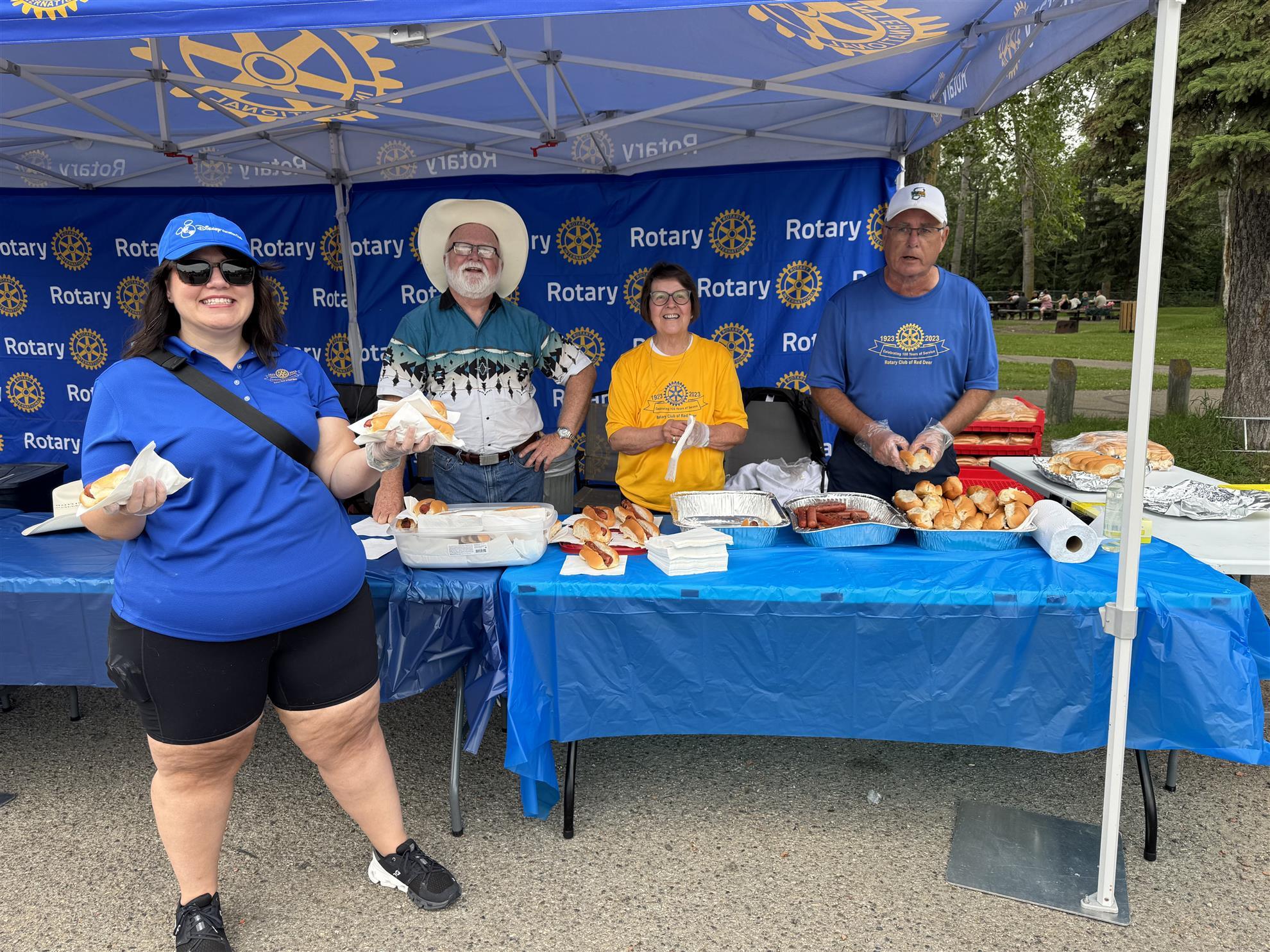 Free Community Picnic in the Park after the Parade