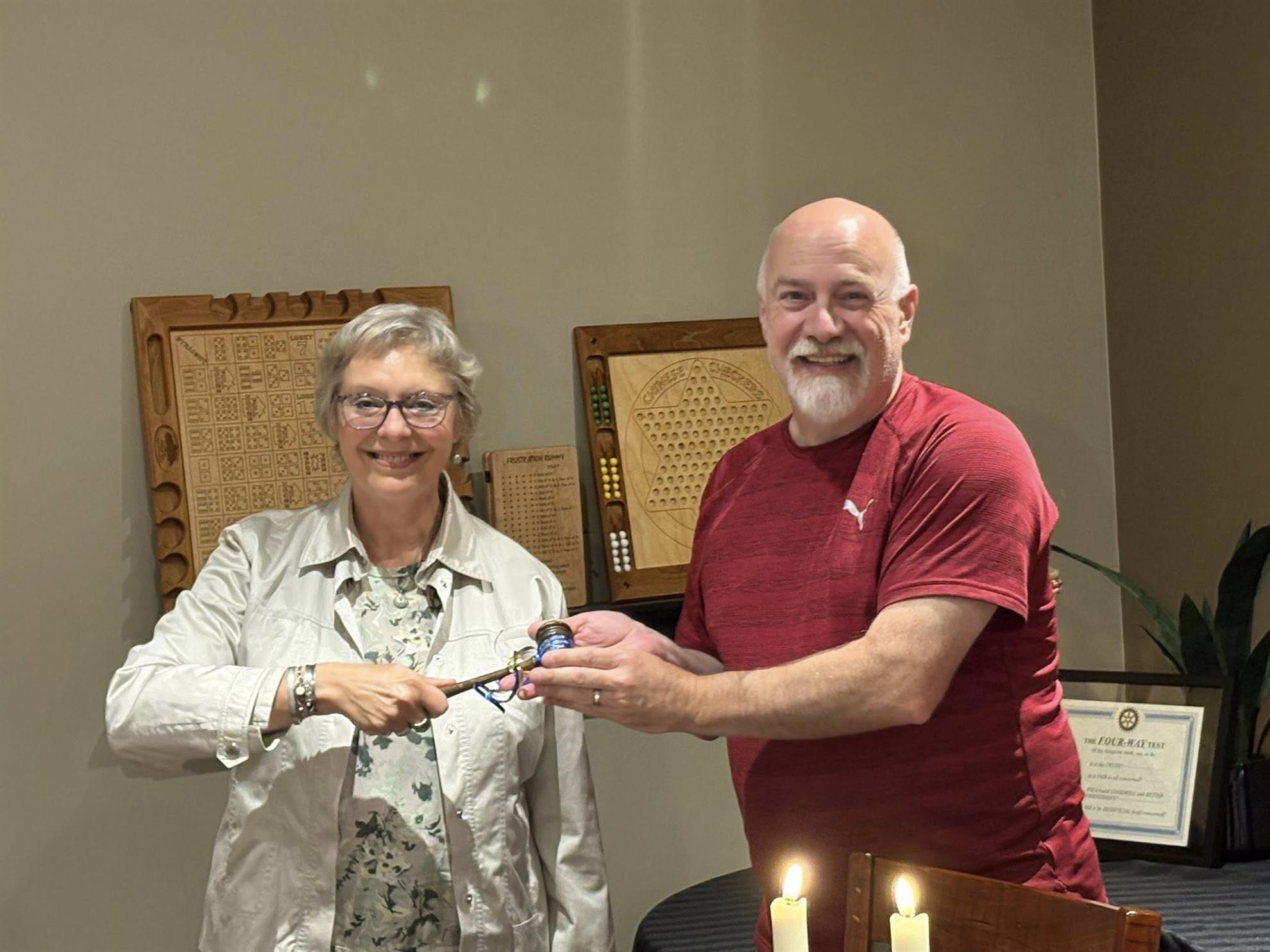 Incoming 2025/26 President, Judy-Ann Wybenga