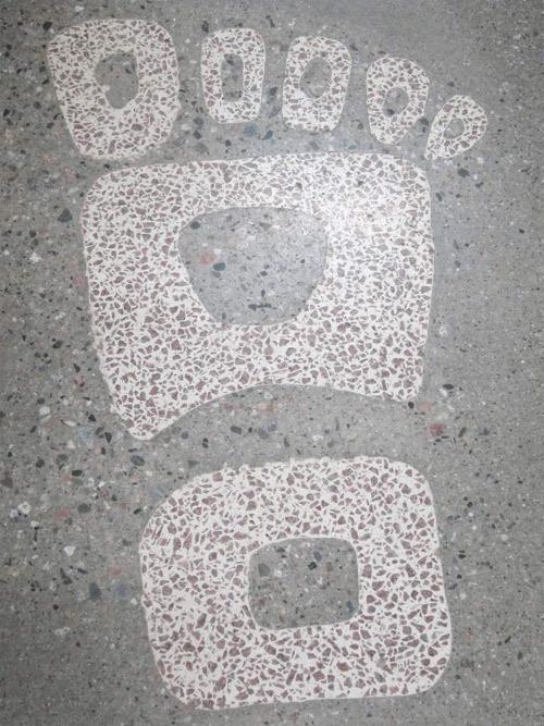 Open Roads floor art