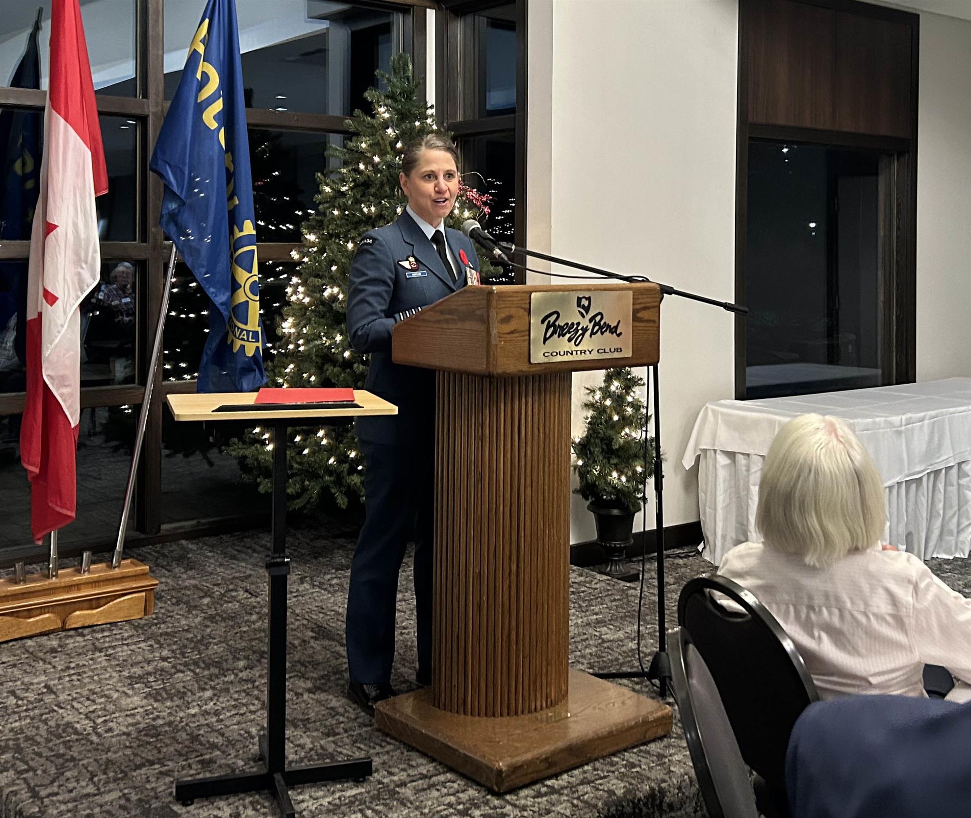 Remembrance Day Col Jody Hanson Rotary Club of WinnipegCharleswood