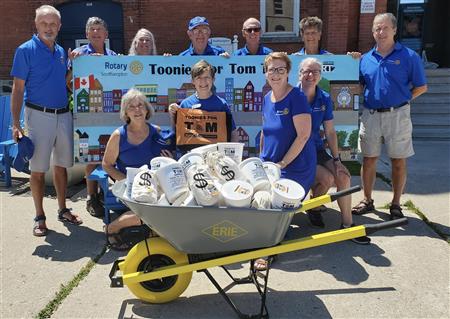 Toonies For Tom Donation. CT Scanner Campaign. $20,002 July 2022