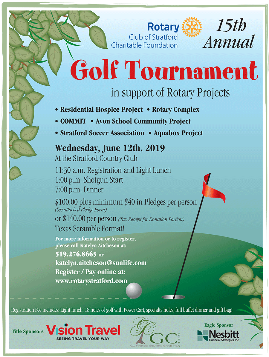 Golf Tournament Rotary Club of Stratford