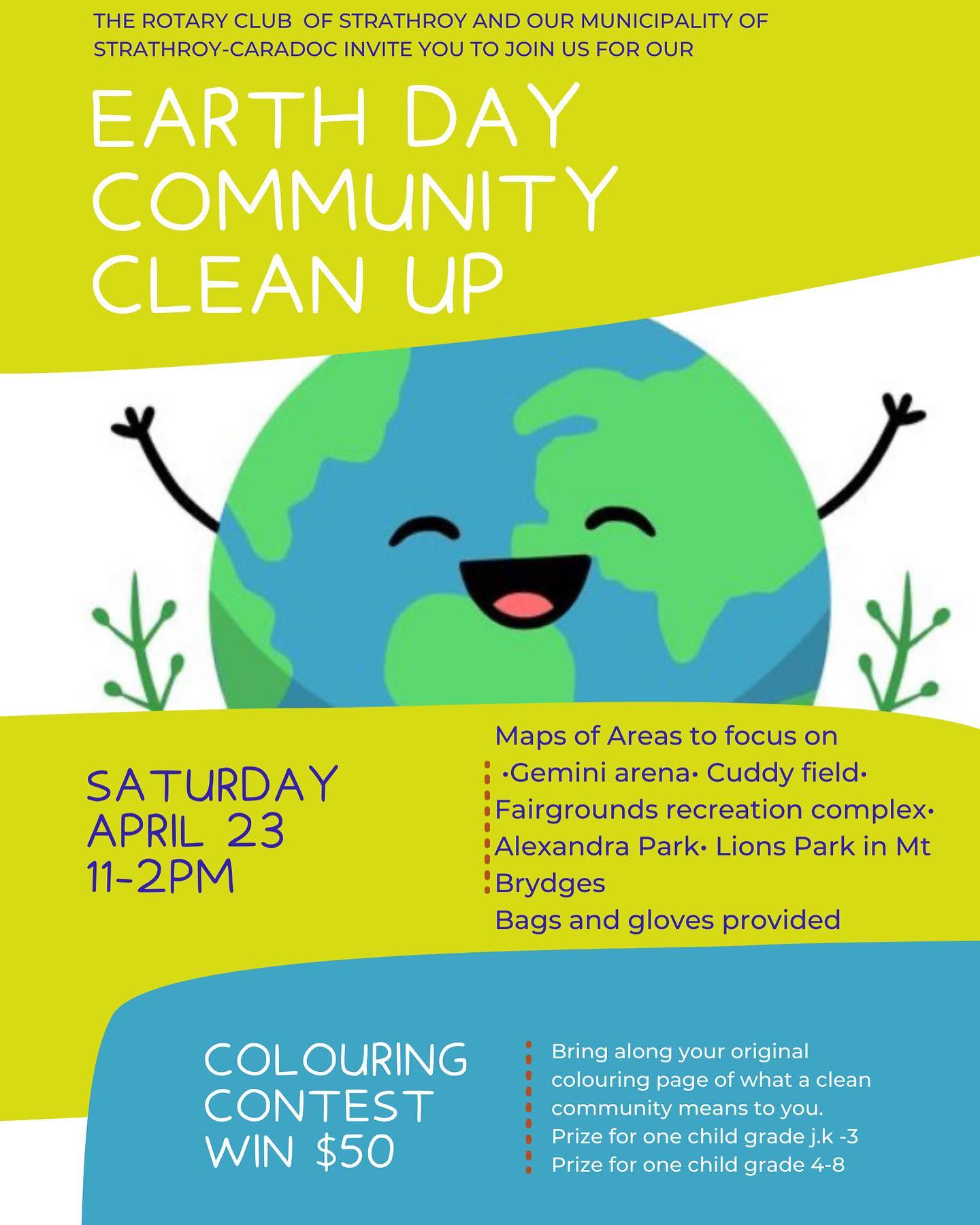 Earth Day Community Cleanup Rotary Club of Strathroy