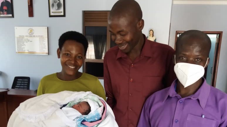 First Baby in the Maternity - Rushooka Maternal Health Clinic - Uganda