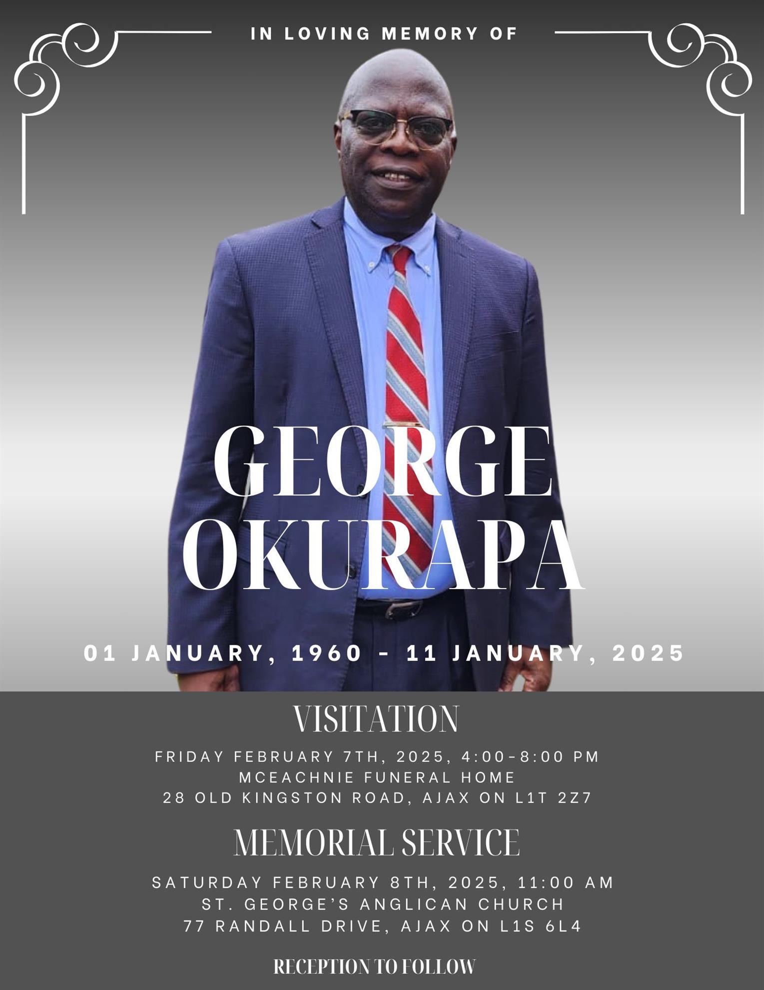 Donate in Memory of George Okupara