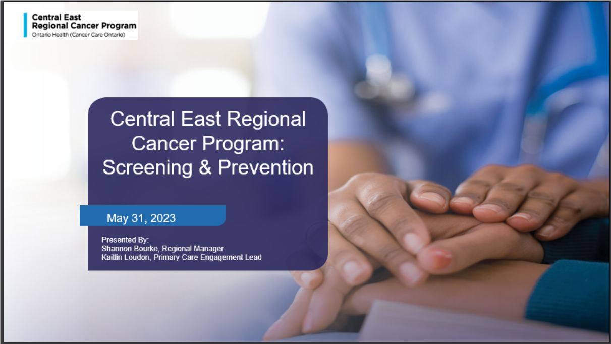 Cancer Screening Program | Rotary Club of North Scarborough