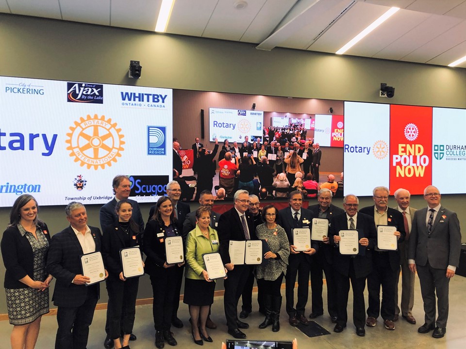 World Polio Day Live from The Rotary Global Classroom at Durham College , Oshawa, Ontario