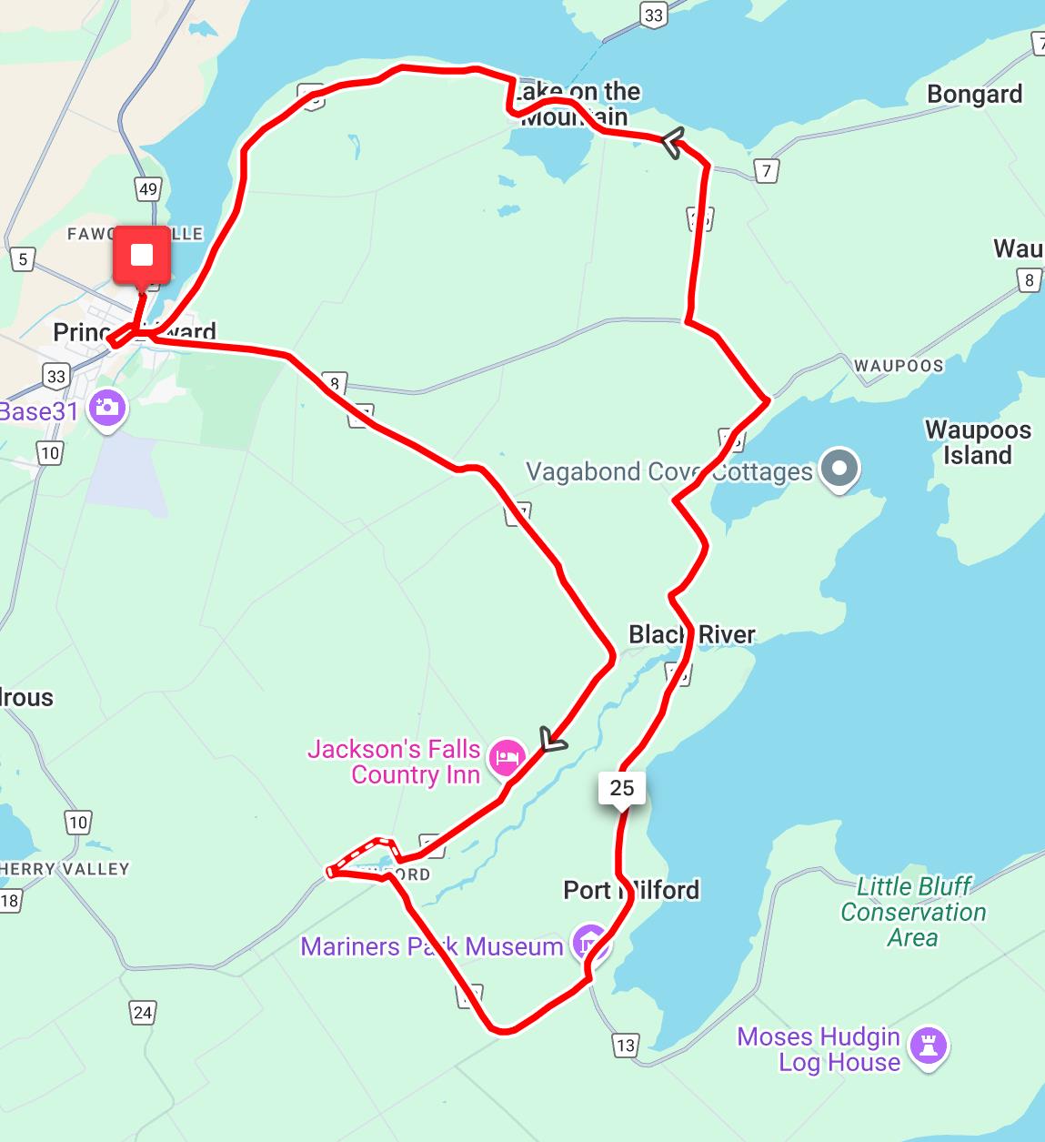 50 KM ROUTE