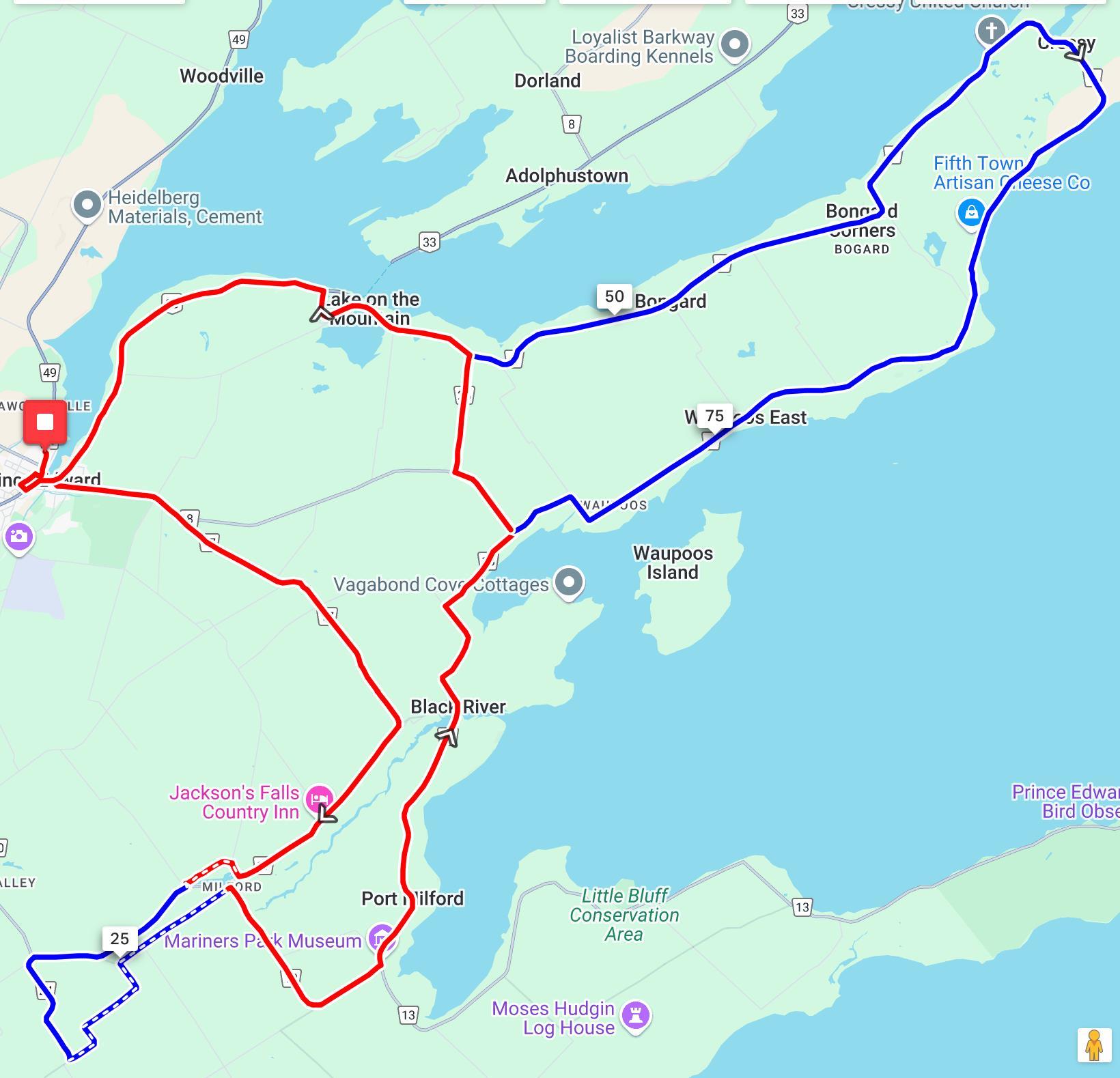 100 KM ROUTE