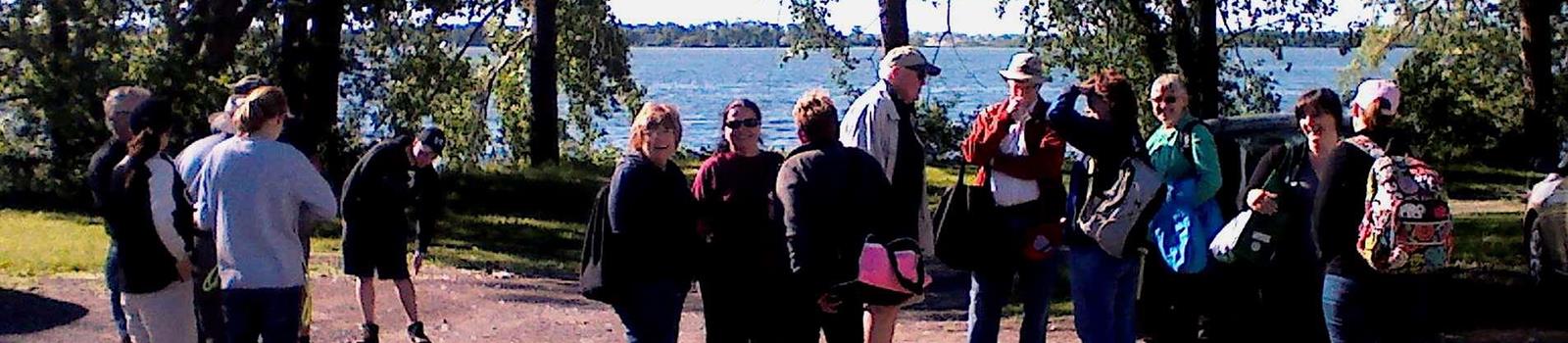 Quinte Sunrise member arrive at Camp Trillium to help rebuild