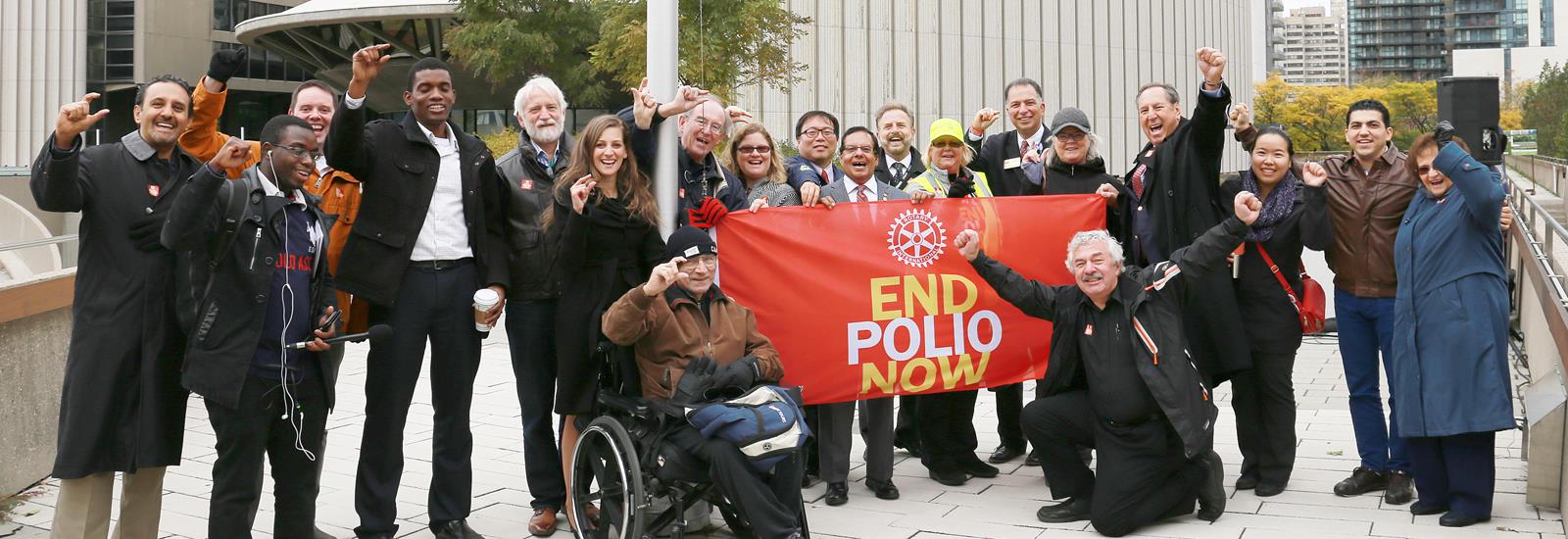 We participate in large international projects like the global eradication of polio