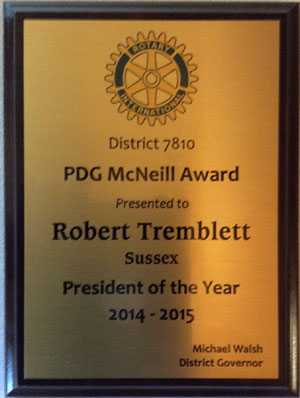 PDG McNeill Award