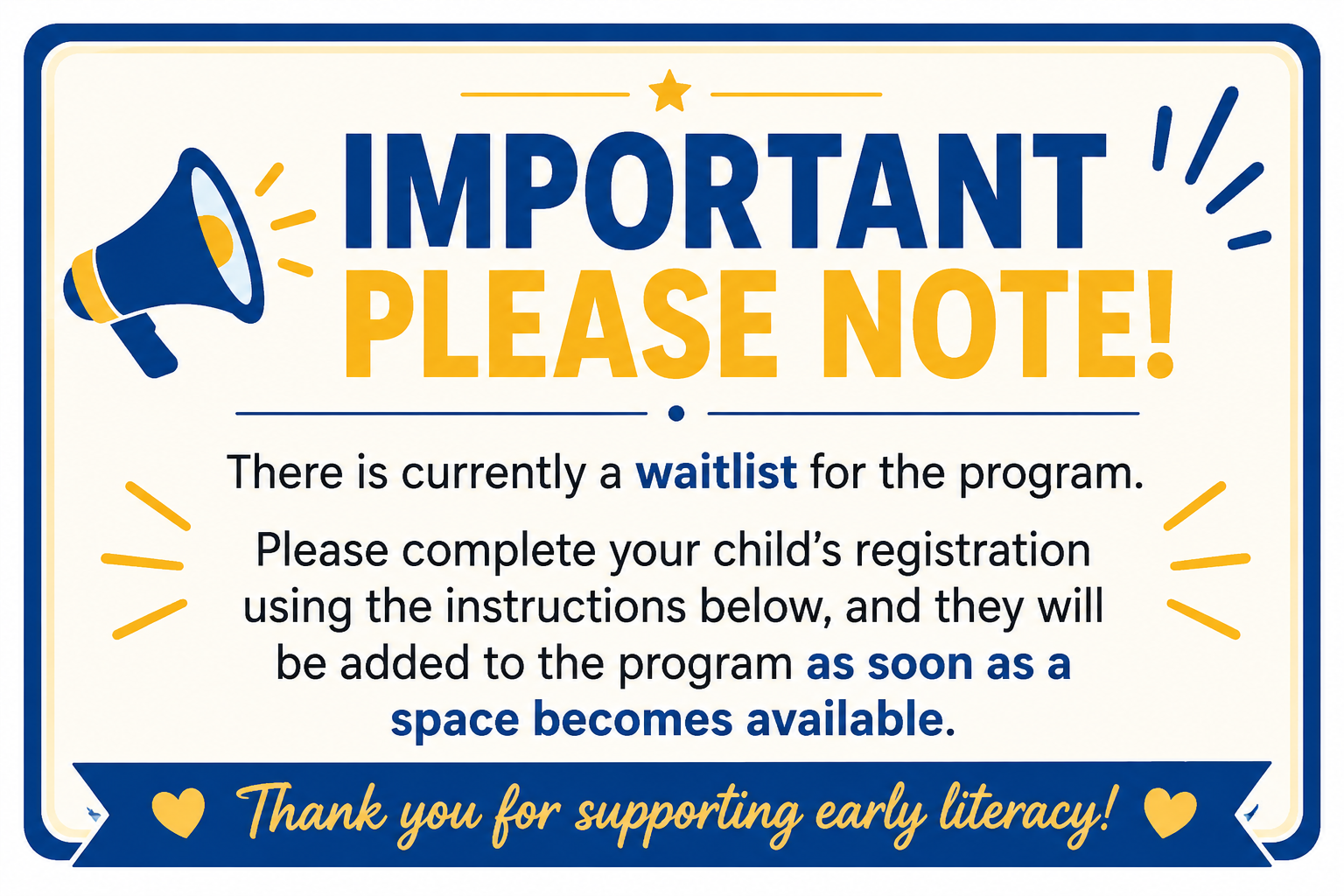 Dolly Parton Imagination Library - Wait List