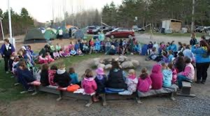 Camp Fire at Camp Mockingee