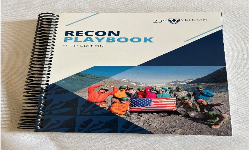 A spiral bound notebook with a picture of peopleAI-generated content may be incorrect.