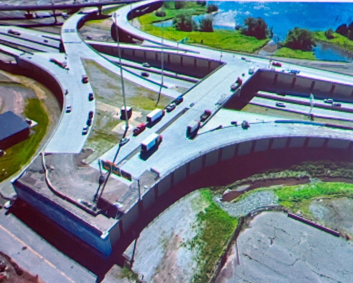 A aerial view of a highwayAI-generated content may be incorrect.