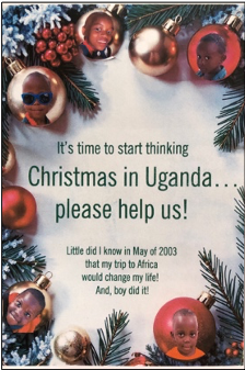 A christmas card with ornaments and pine branchesAI-generated content may be incorrect.