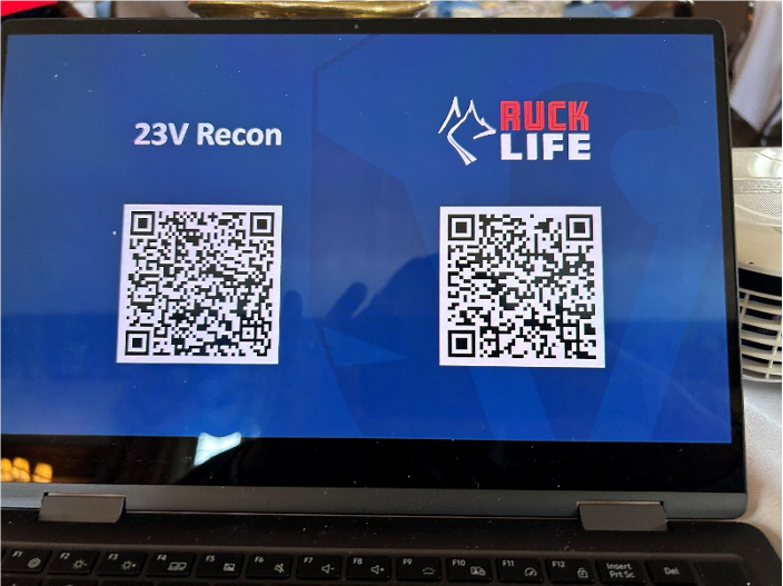 A computer with qr code on screenAI-generated content may be incorrect.