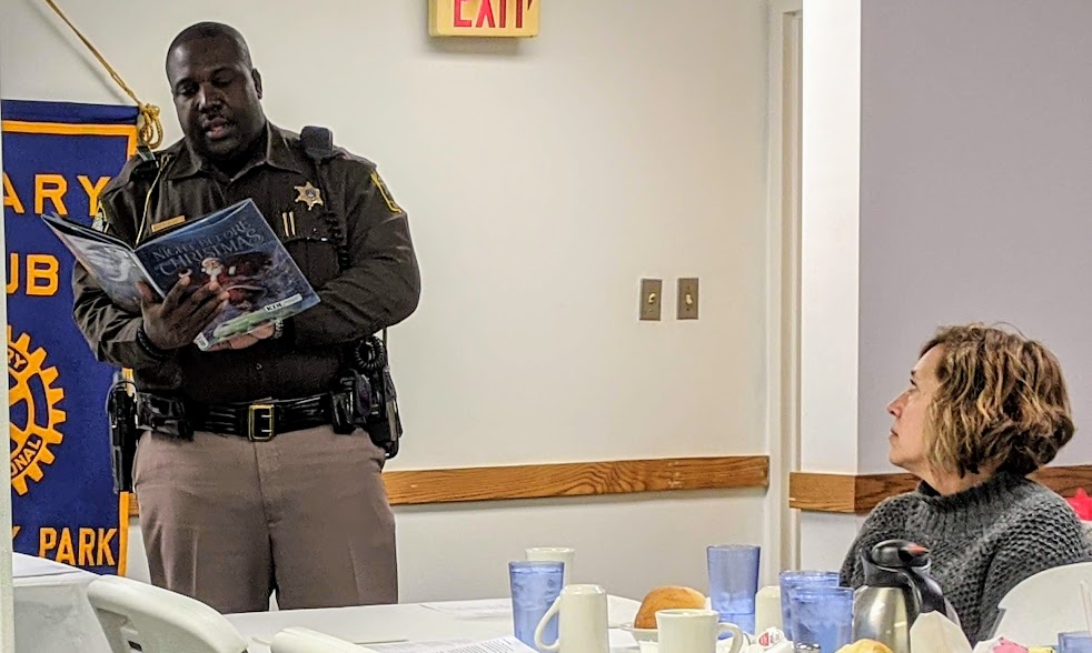 Deputy Jose Douglas reading 