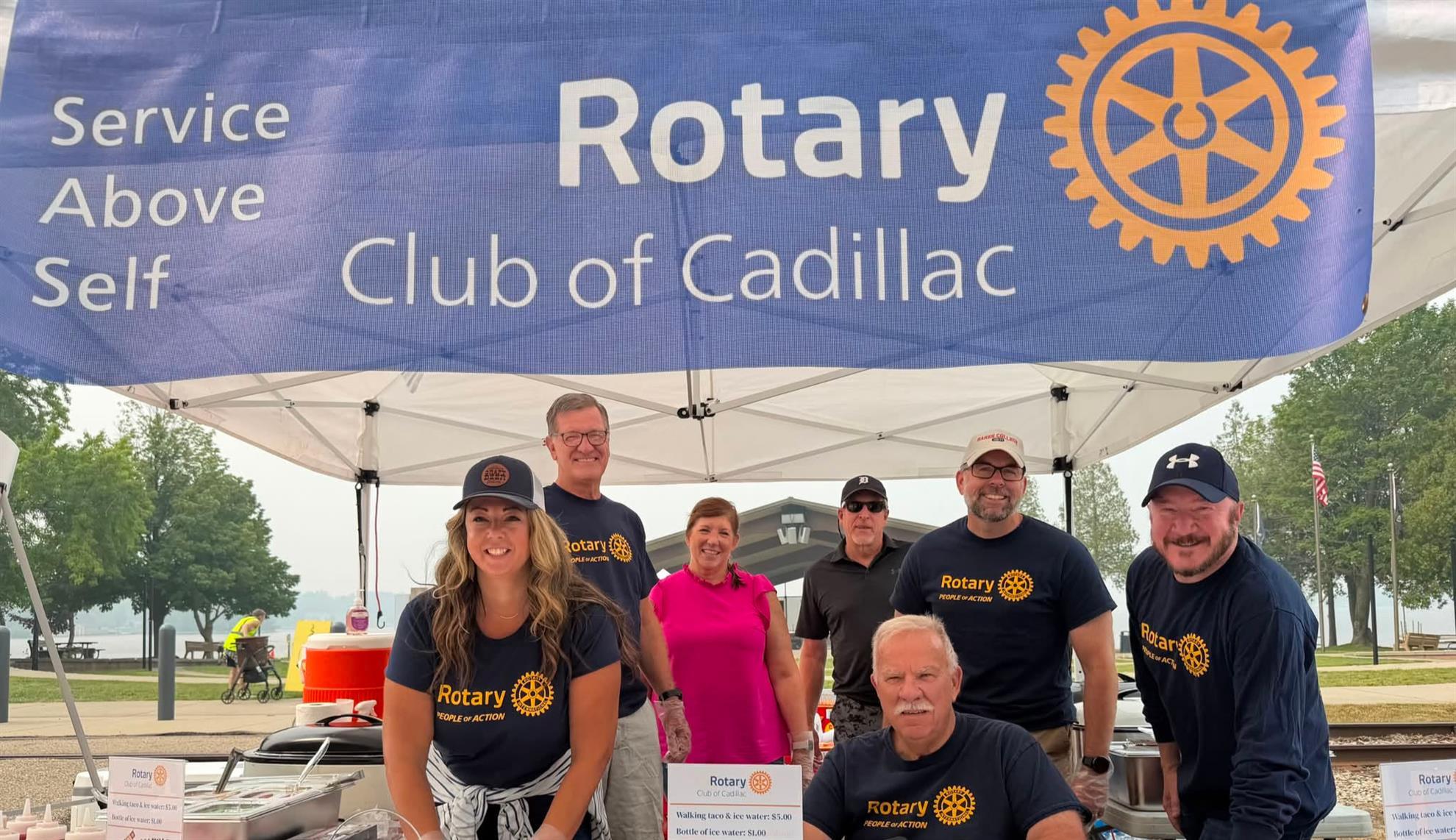 Rotarians at Cadillac Festival of the Arts 2026