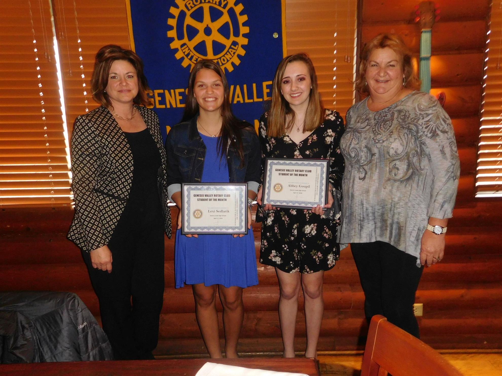 Students of the Month | Genesee Valley Rotary Club