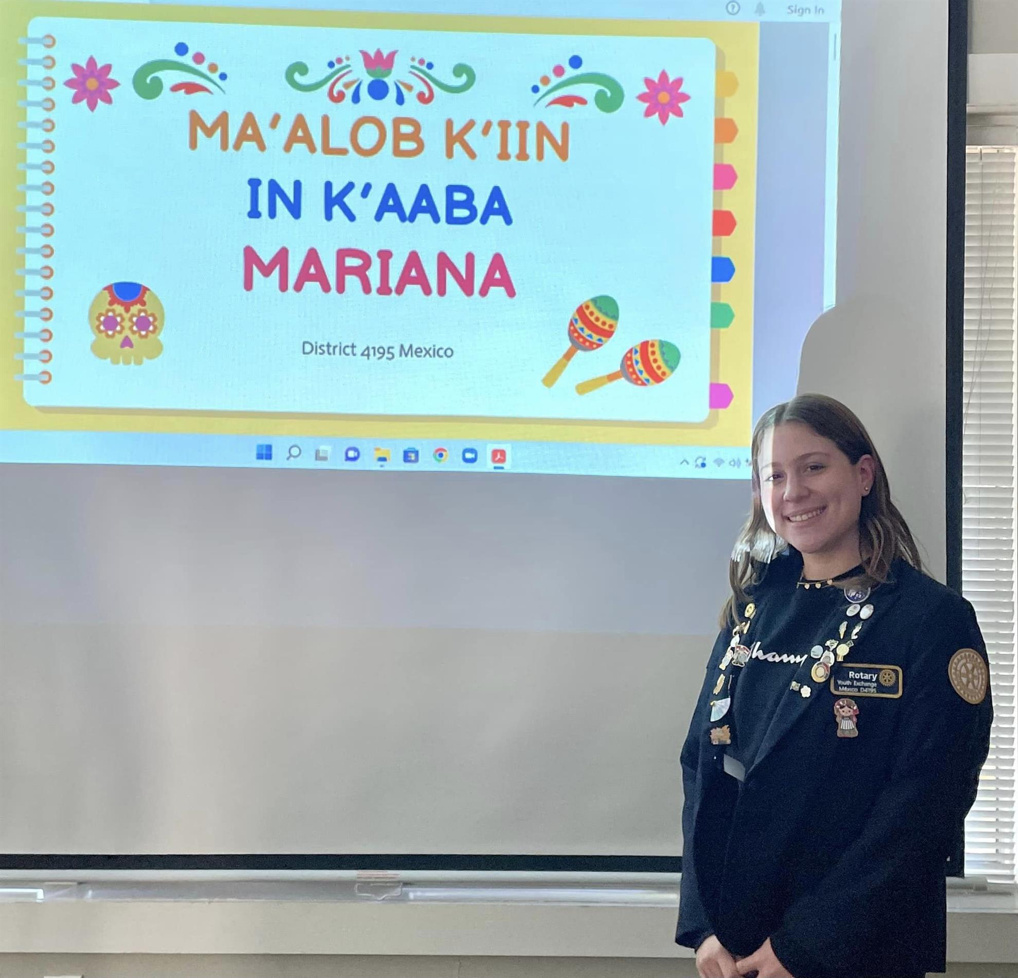 Exchange Student From Mexico Presents at Rotary Meeting | Rotary Club of  Rochester