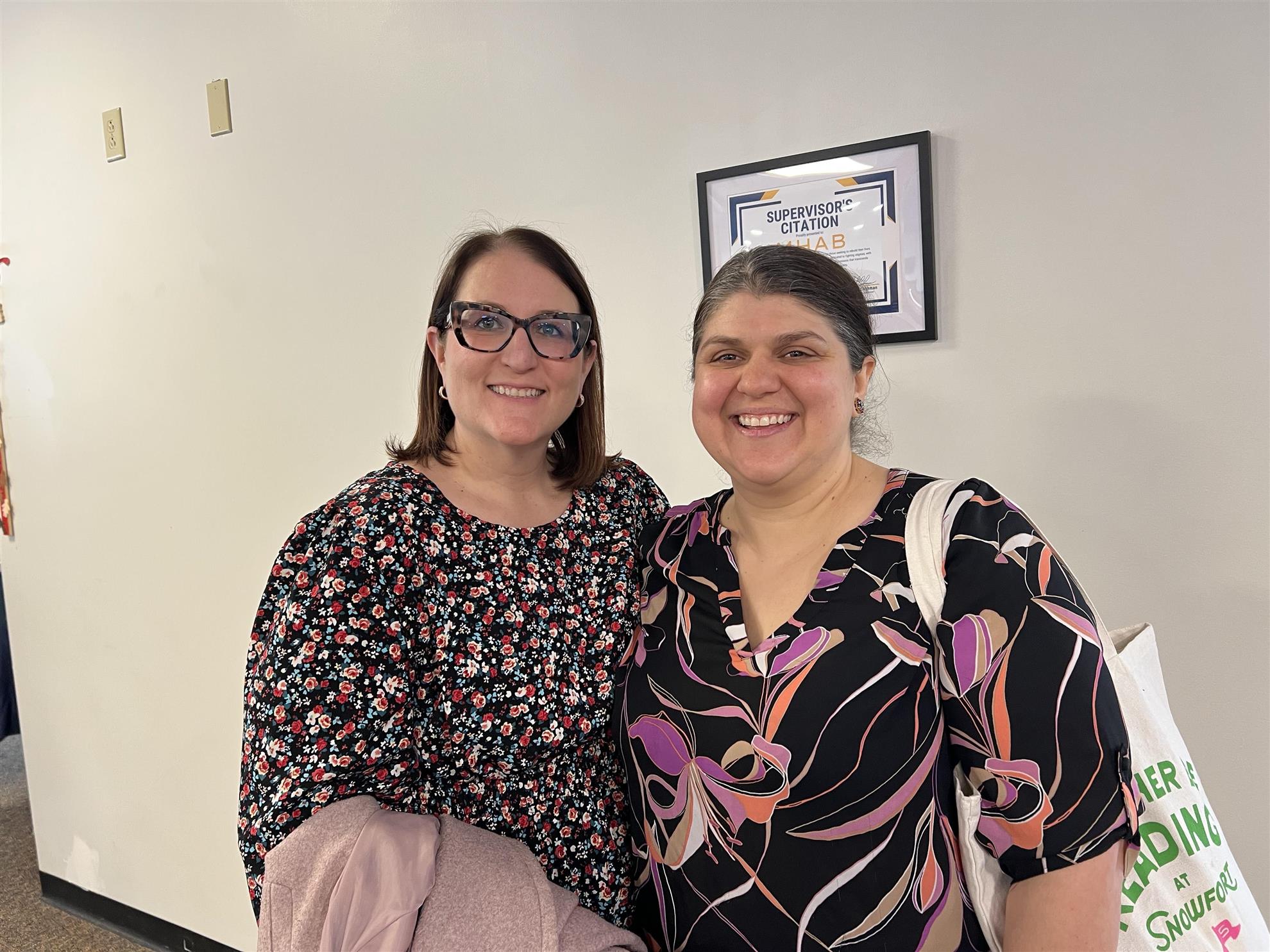 Audra Squier and Sarah Chase