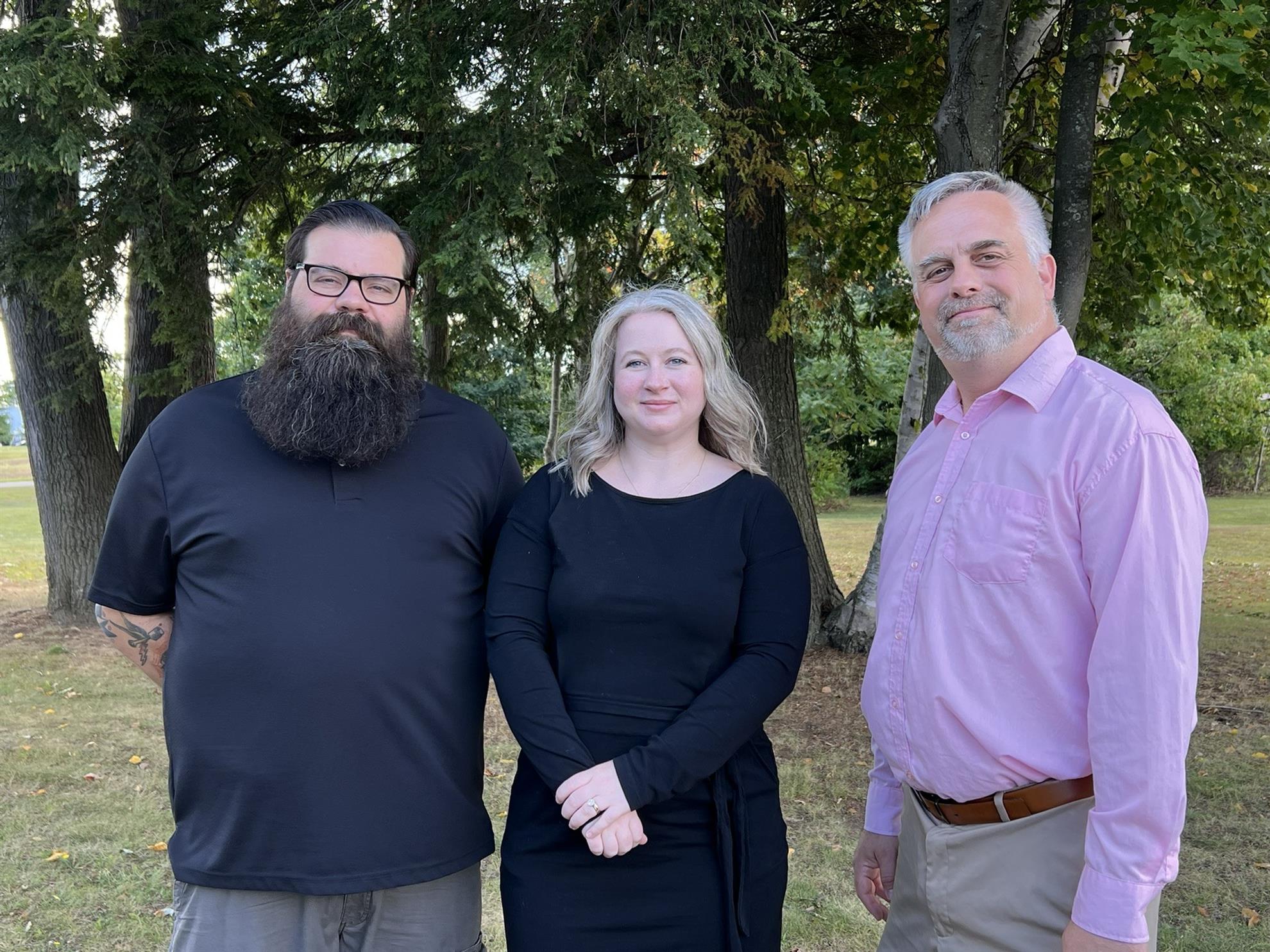 Jamie Durivage, Emily Moore, and Brian Gidman