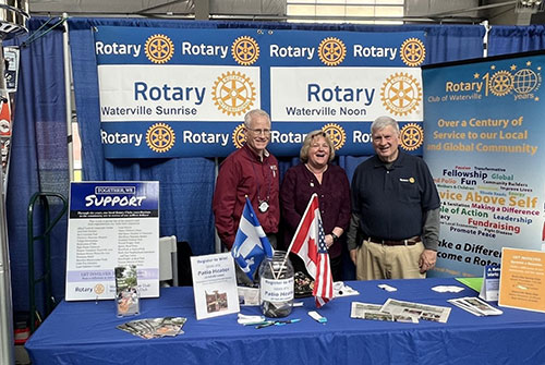 Rotary members at the B2B