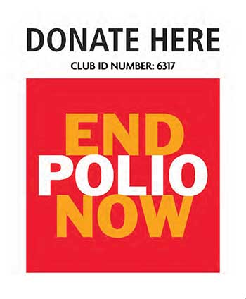 End Polio Now - Donate - Club ID 6317