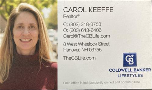 Carol Keeffe/Coldwell Banker Lifestyles