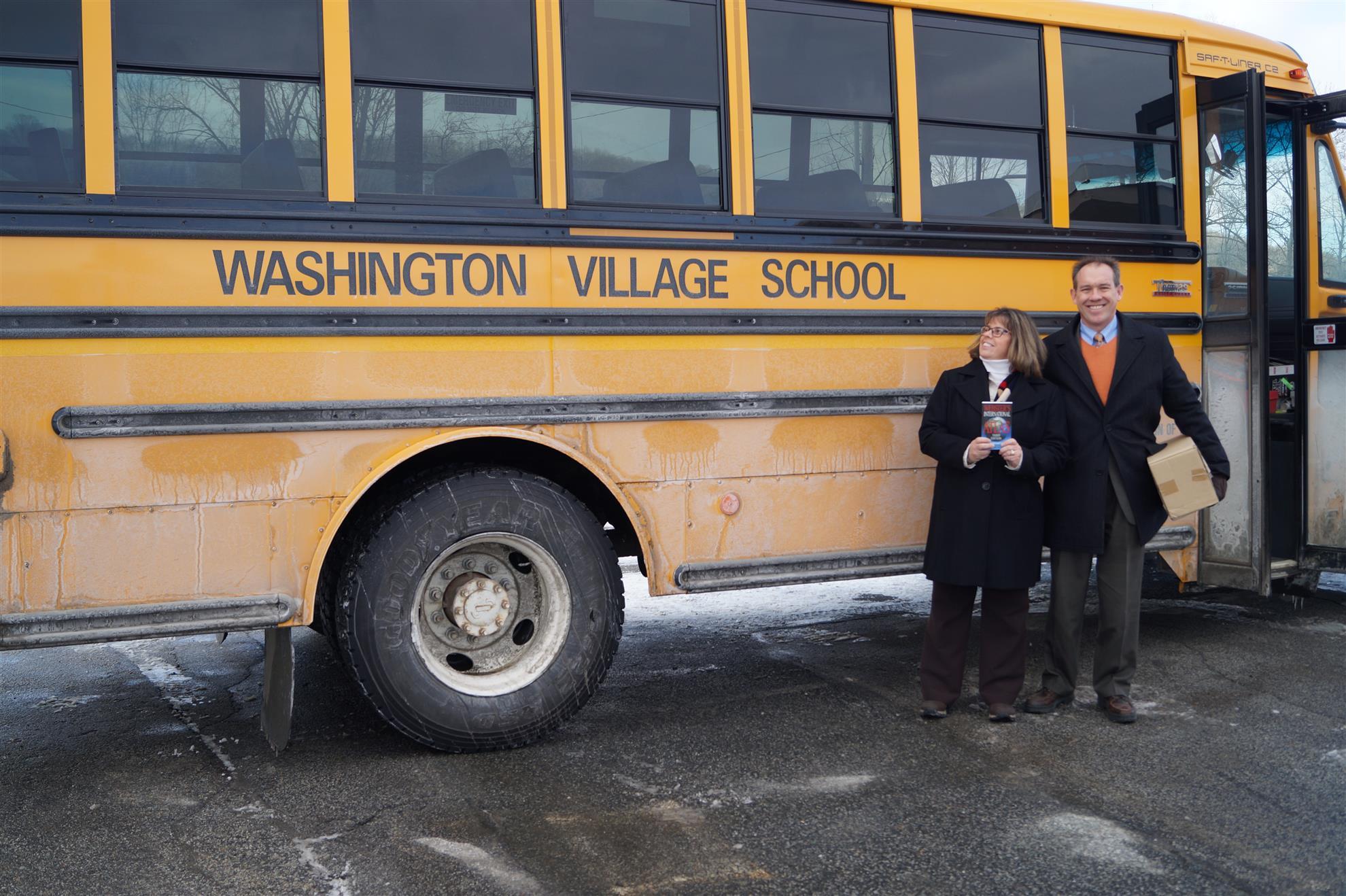 Washington Village School Bus With Elizabeth LaPerle & Joe Preddy